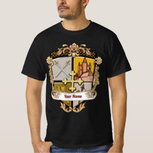 Camiseta Sobrenome Vista Cross Shield