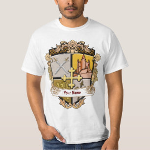 Camiseta Sobrenome Vista Cross Shield