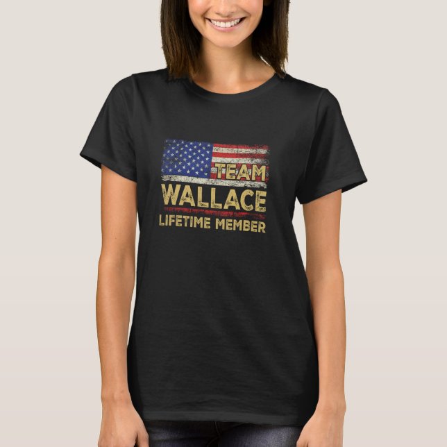 Camiseta Sobrenome Wallace Equipe Wallace Equipe Wallace Li (Frente)