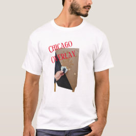 Camiseta Sobreposição de Chicago USPSA