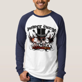 Camiseta Sobretensão de potência do crânio-01