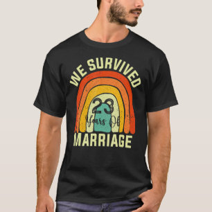 Camiseta Sobrevivemos A 23 Anos De Casal Casamento 23º Anni