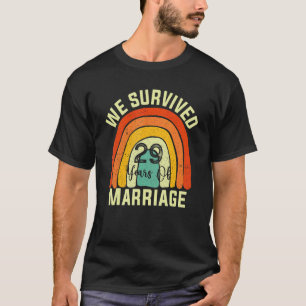 Camiseta Sobrevivemos A 29 Anos De Casal Casamento 29º Anni