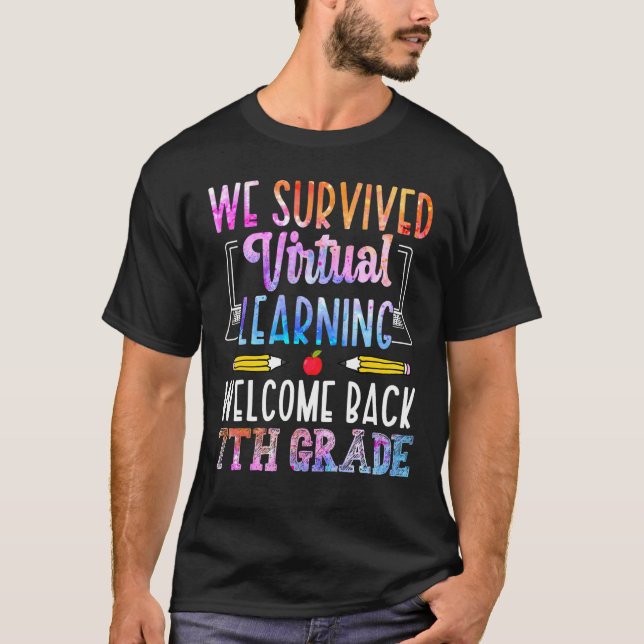 Camiseta Sobrevivemos ao Virtual Learning Bem-vindo ao 7 (Frente)