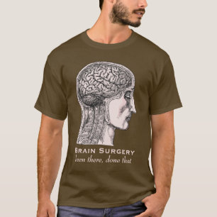 Camiseta Sobrevivência à Cirurgia Cerebral Engrenagem Médic
