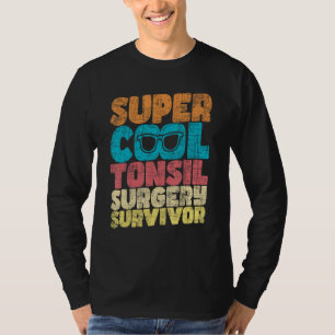 Camiseta Sobrevivência à Cirurgia Tonsil - Recuperação da T