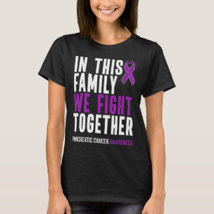 Camiseta Sobrevivência à Consciência do câncer de pâncreas 