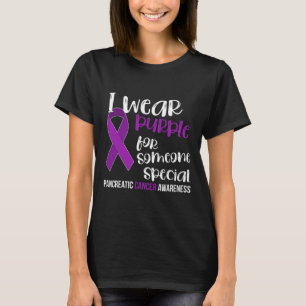 Camiseta Sobrevivência à Consciência do câncer de pâncreas 