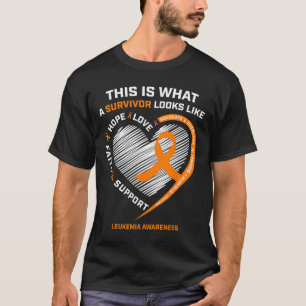 Camiseta Sobrevivência à Leucemia Presente Homens Mulheres