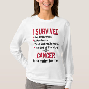Camiseta Sobrevivência - Cancer sem Correspondência