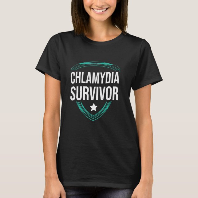 Camiseta Sobrevivência Chlamydia 1 (Frente)