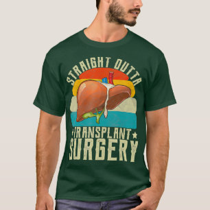 Camiseta Sobrevivência da Cirurgia de Transplante Fígado 