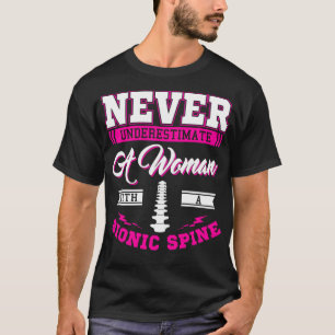 Camiseta Sobrevivência da coluna biônica Fusão da coluna
