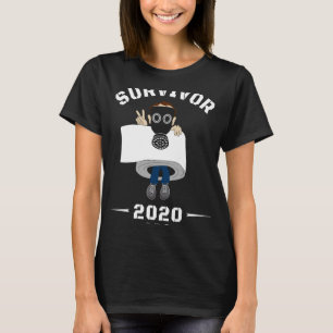 Camiseta Sobrevivência Da Falta De Papel Sanitário Dos Exce