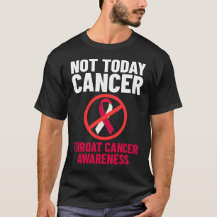 Camiseta Sobrevivência da fita do Cancer da garganta da cab