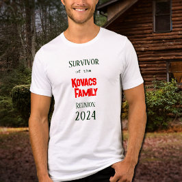 Camiseta Sobrevivência da reunião da família Kovacs