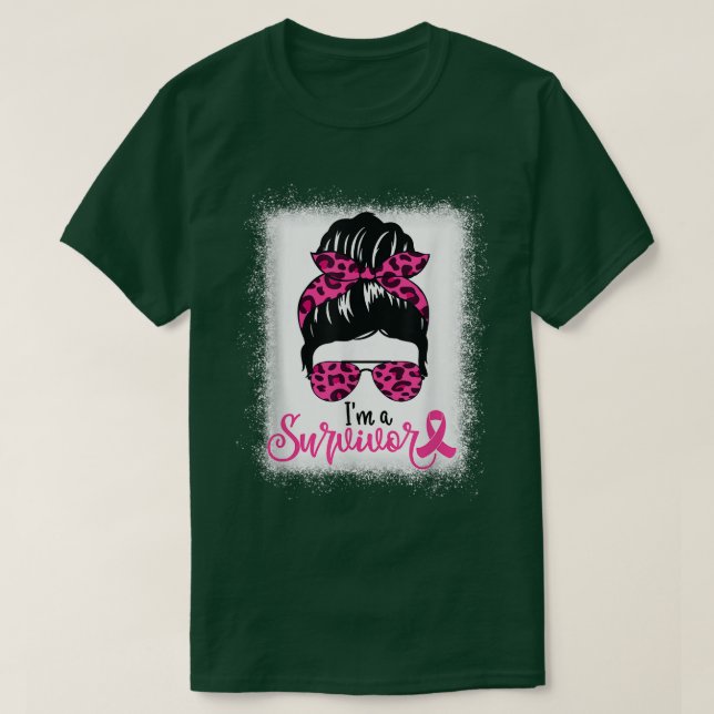 Camiseta Sobrevivência das mulheres sobreviventes do Cancer (Frente do Design)