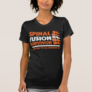 Camiseta Sobrevivência de Cirurgia Esinal Biônica Fratura