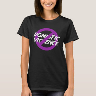 Camiseta Sobrevivência de Consciência da Violência Doméstic