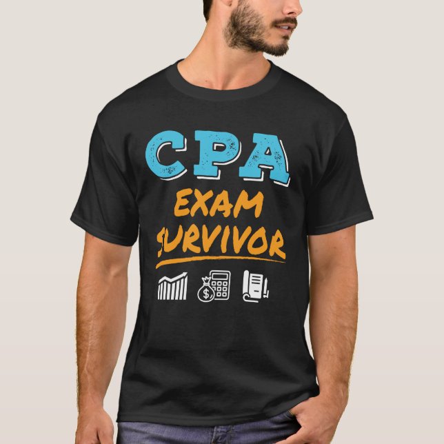 Camiseta Sobrevivência de exame CPA (Frente)