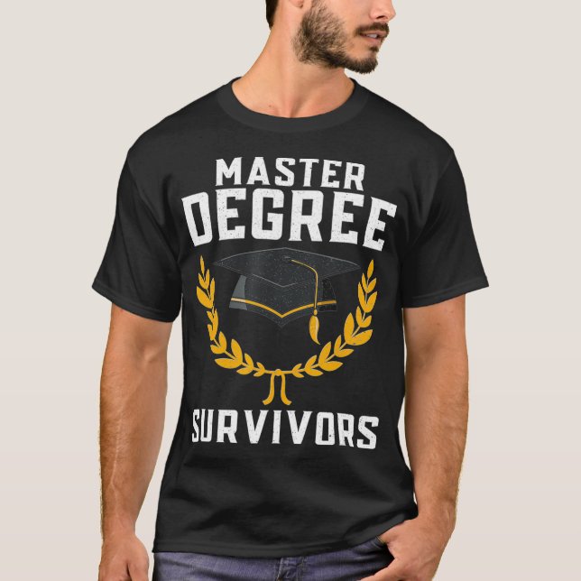 Camiseta Sobrevivência de Grau de mestrados _3 (Frente)