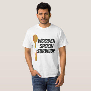 Camiseta Sobrevivência de Madeira Nostalgia Engraçada