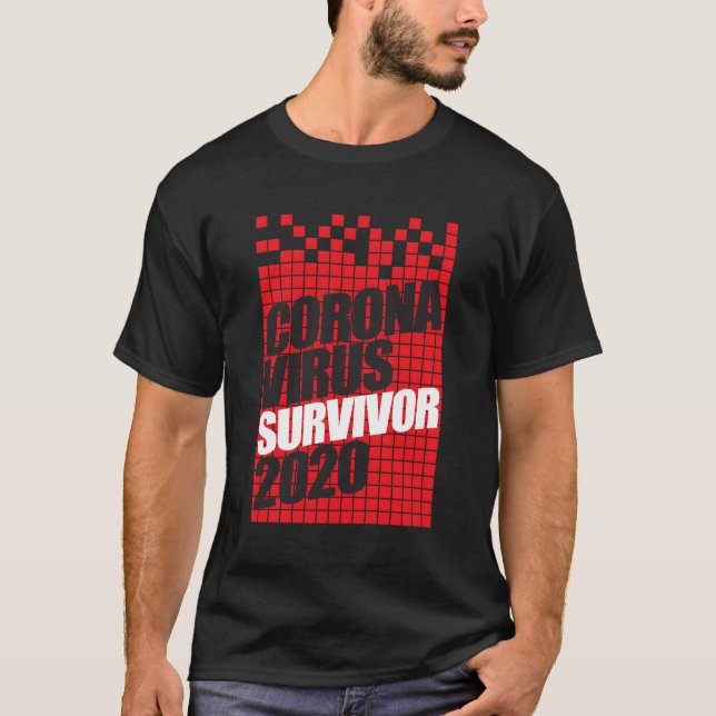 Camiseta Sobrevivência de Vírus 2020 (Frente)