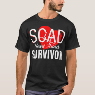 Camiseta Sobrevivência do Ataque Cardíaco SCAD Mulheres I