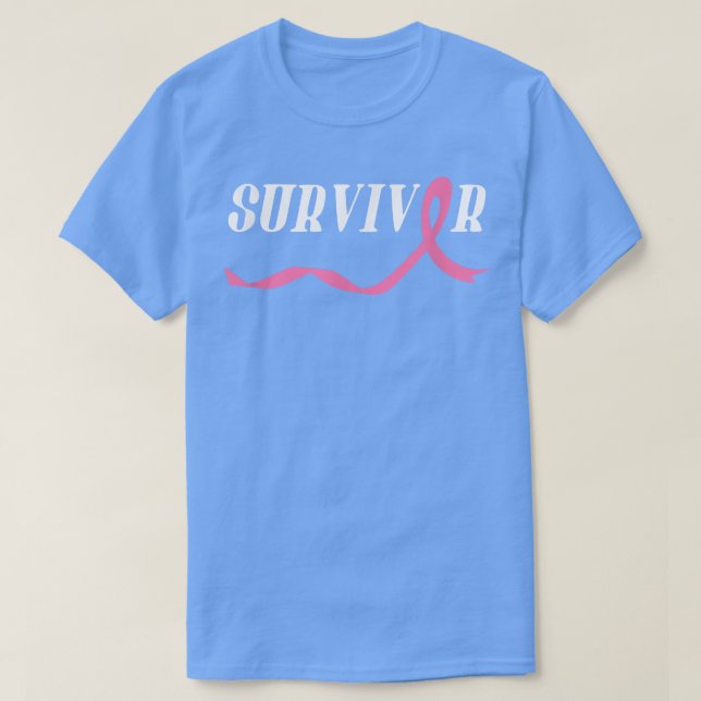 Camiseta Sobrevivência do Câncer da Mama (Frente do Design)