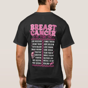 Camiseta Sobrevivência do Câncer da Mama em Turnê de Combat
