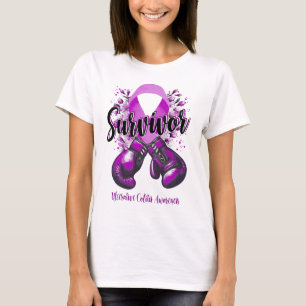 Camiseta Sobrevivência do Guerreiro de Colite Ulcerativa do