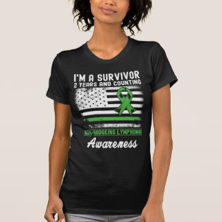 Camiseta Sobrevivência do linfoma não-Hodgkins sem cancer
