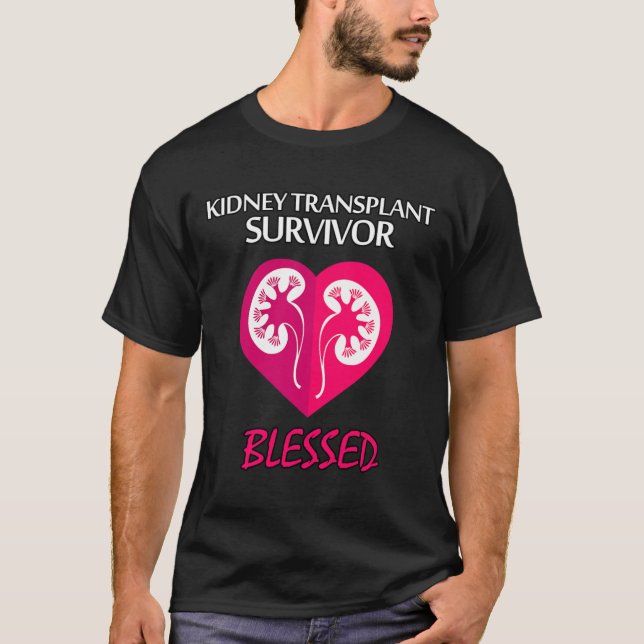 Camiseta Sobrevivência do transplante de doença (Frente)