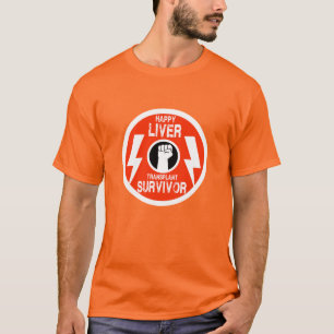 Camiseta Sobrevivência do transplante hepático