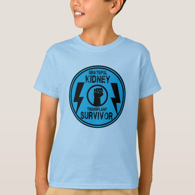 Camiseta Sobrevivência do transplante renal (Frente)