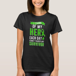 Camiseta Sobrevivência do Transplante Renal Novo Destinatár
