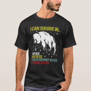 Camiseta Sobrevivência do Urso de Água Tardigrado Fatos Mic