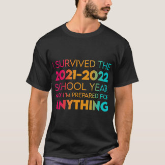 Camiseta Sobrevivência Escolar Final 2021-2022 Estudo de Pr