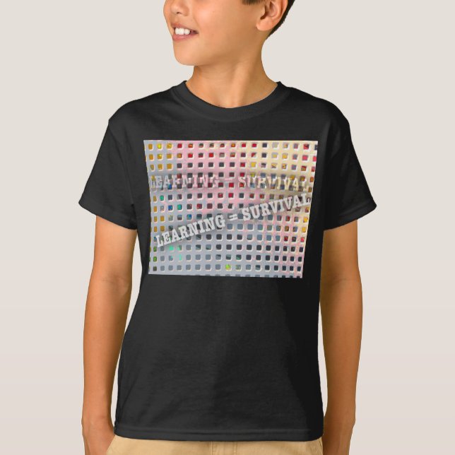 Camiseta Sobrevivência Igual à Aprendizagem (Frente)