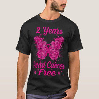 Camiseta Sobrevivência livre de Cancer de 2 anos