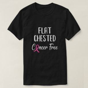 Camiseta Sobrevivência livre do câncer da mama, em Cancer, 