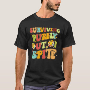 Camiseta Sobrevivência Puramente Fora De Um J Humoroso