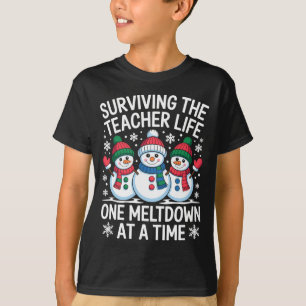 Camiseta Sobrevivendo à Vida de Professor Um Colapso de Cad
