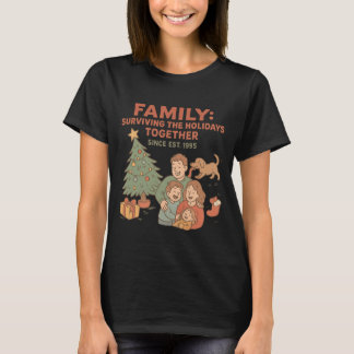 Camiseta Sobrevivendo às Festas Juntos Desde Est. 1995