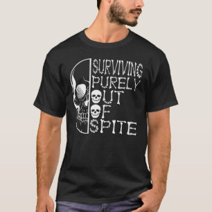Camiseta Sobrevivendo Exclusivamente Fora Do Apelo Para A V