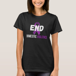 Camiseta Sobrevivente 2 da Consciência da Violência Domésti