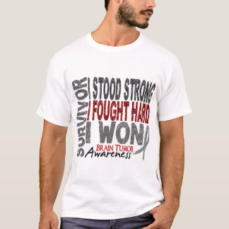 Camiseta Sobrevivente 4 do tumor cerebral