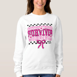 Camiseta Sobrevivente ao Câncer de Mama Rosa