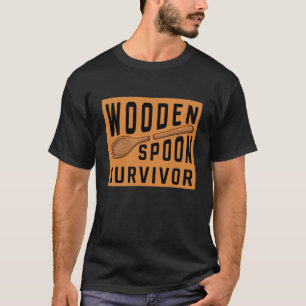 Camiseta Sobrevivente da Colher de Pau Humor Divertido de P