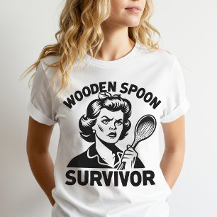 Camiseta Sobrevivente da Coluna de Madeira